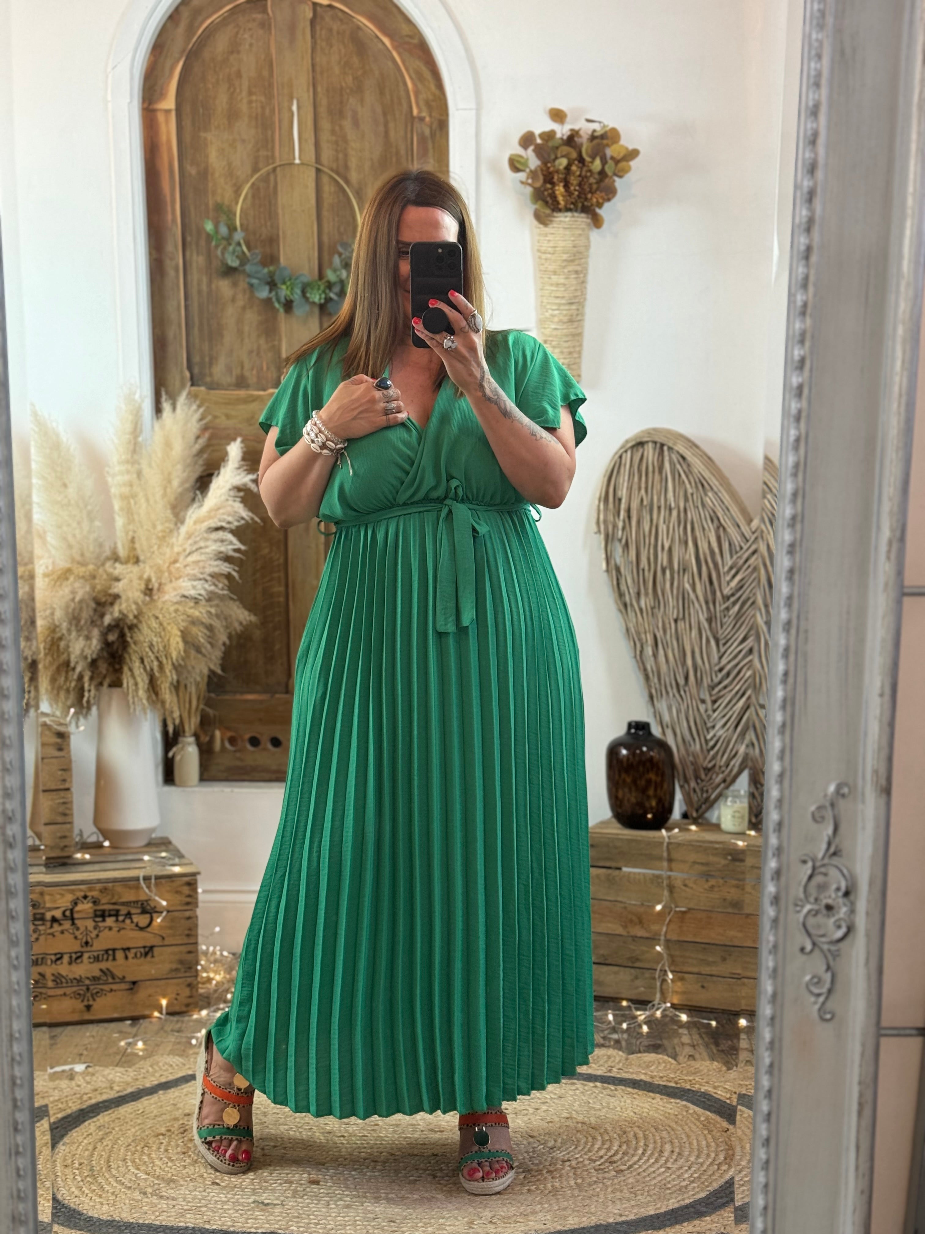 Jade Green Belladonna Maxi Dress